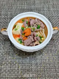 Make Tomato tofu beef soup step 13