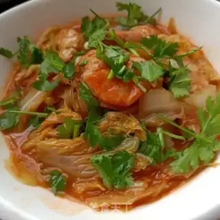 Make The cabbage fan stewed shrimp step 17