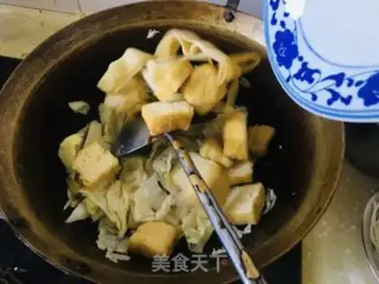 Make Tofu-based cabbage step 3
