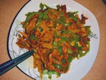 Make Green peppers for meat step 7