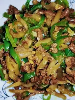 Make Green peppers for meat step 8