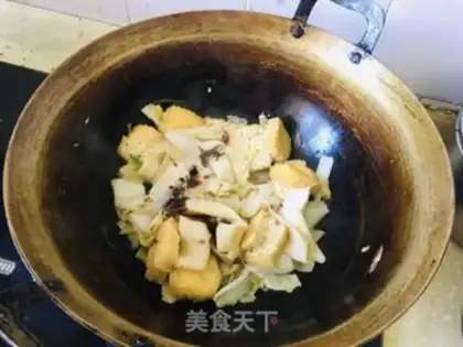 Make Tofu-based cabbage step 7