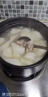 Make White radish steak soup step 7