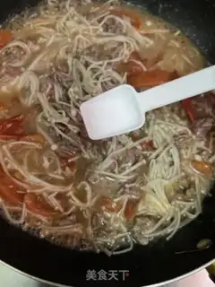 Make Tomato gin mushrooms and roast beef step 7