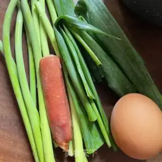 Make Sausage garlic fried rice step 0