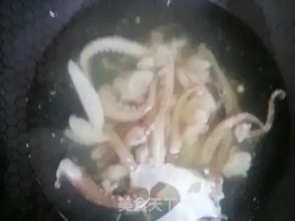 Make Fired squid step 1
