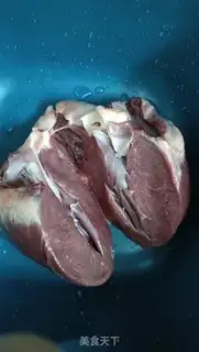 Make Pork heart mushroom soup step 1