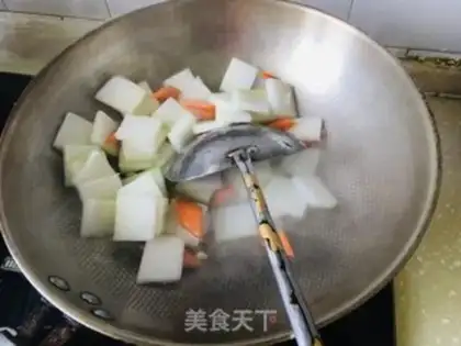 Make ♪ Clear the cucumber carrot ♪ step 2