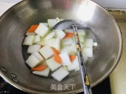 Make ♪ Clear the cucumber carrot ♪ step 4