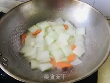 Make ♪ Clear the cucumber carrot ♪ step 5