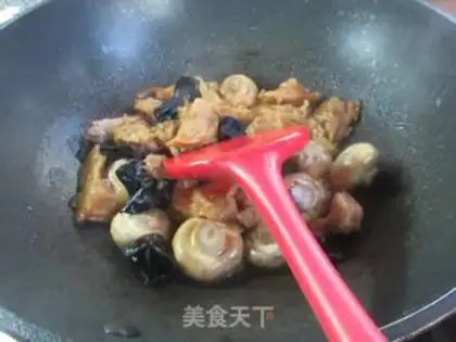 Make Blackwood mushroom barbecue step 8