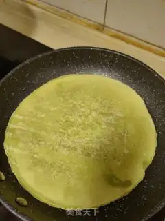 Make Spinach burrito step 0
