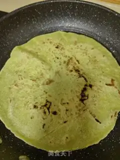 Make Spinach burrito step 2