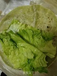 Make Spinach burrito step 3