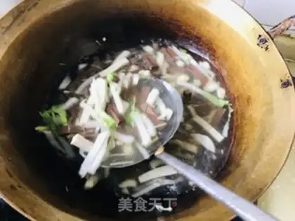 Make Duck tofu soup step 1