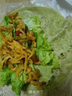 Make Spinach burrito step 4