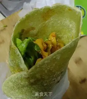 Make Spinach burrito step 5