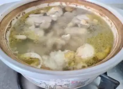 Make Moose mushroom chicken noodles step 3