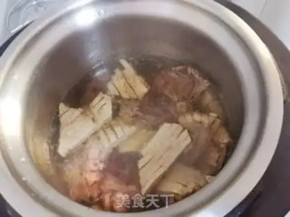 Make Chicken juice tofu step 4