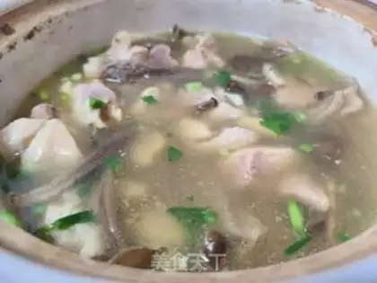 Make Moose mushroom chicken noodles step 6