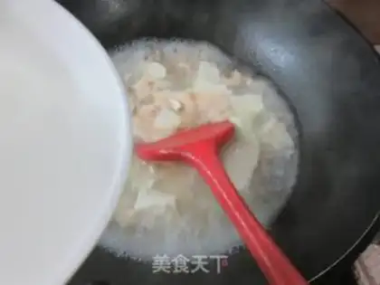 Make Shrimp meat tofu step 7