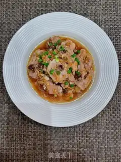 Make Garlic steam chicken step 10