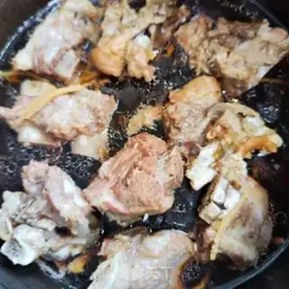 Make Potato burn ribs step 6