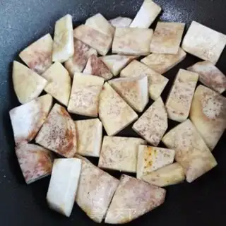 Make Potato burn ribs step 7