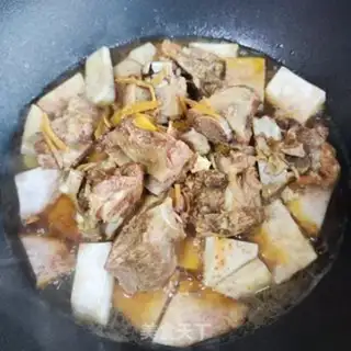 Make Potato burn ribs step 8