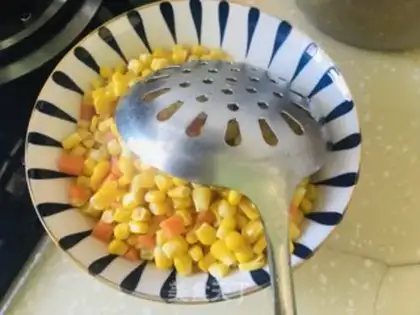 Make Carrot and corn step 1