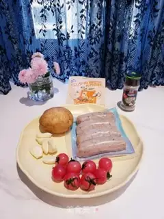 Make Garlic potato sausages step 0