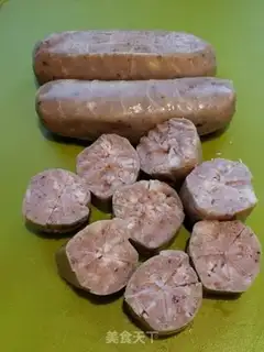 Make Garlic potato sausages step 2