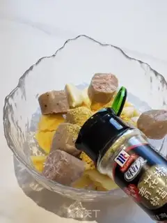 Make Garlic potato sausages step 4