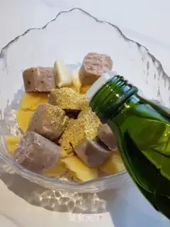 Make Garlic potato sausages step 5