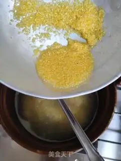 Make Rice corn porridge step 4