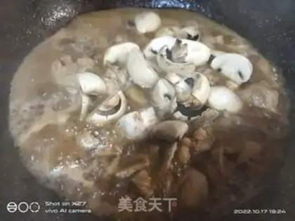Make Mushroom chicken step 7