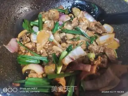 Make Mushroom chicken step 9