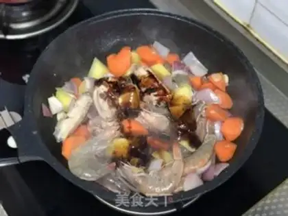 Make The field shrimp chicken wings step 6