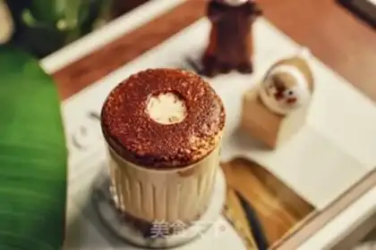 Make Puffy donut latte step 4