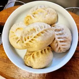 Make All-martara pink tofu buns step 12