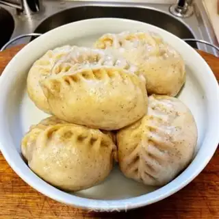 Make All-martara pink tofu buns step 13