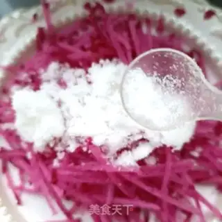 Make "Sweetly purple beauty." step 2