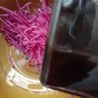 Make "Sweetly purple beauty." step 3