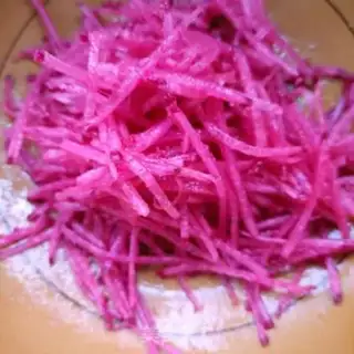 Make "Sweetly purple beauty." step 4