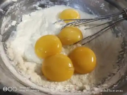 Make Beanie onion curd eggs step 8