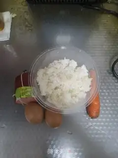 Make Ham eggs for rice step 0