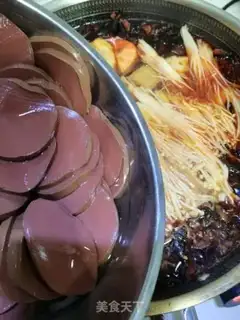 Make Spicy duck blood step 9