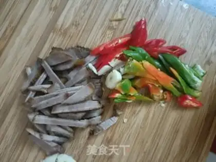 Make Garlic beef step 1