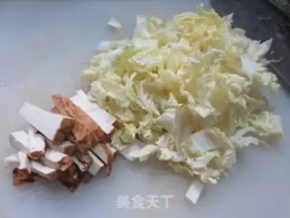 Make Scrumptious cabbage with tacos step 1