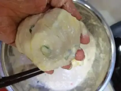 Make Onion waffles step 6